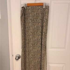 American Eagle Outfitters Animal Print Maxi Skirt